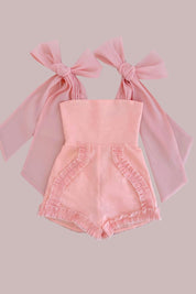 Love Letters Playsuit - Peach Blush