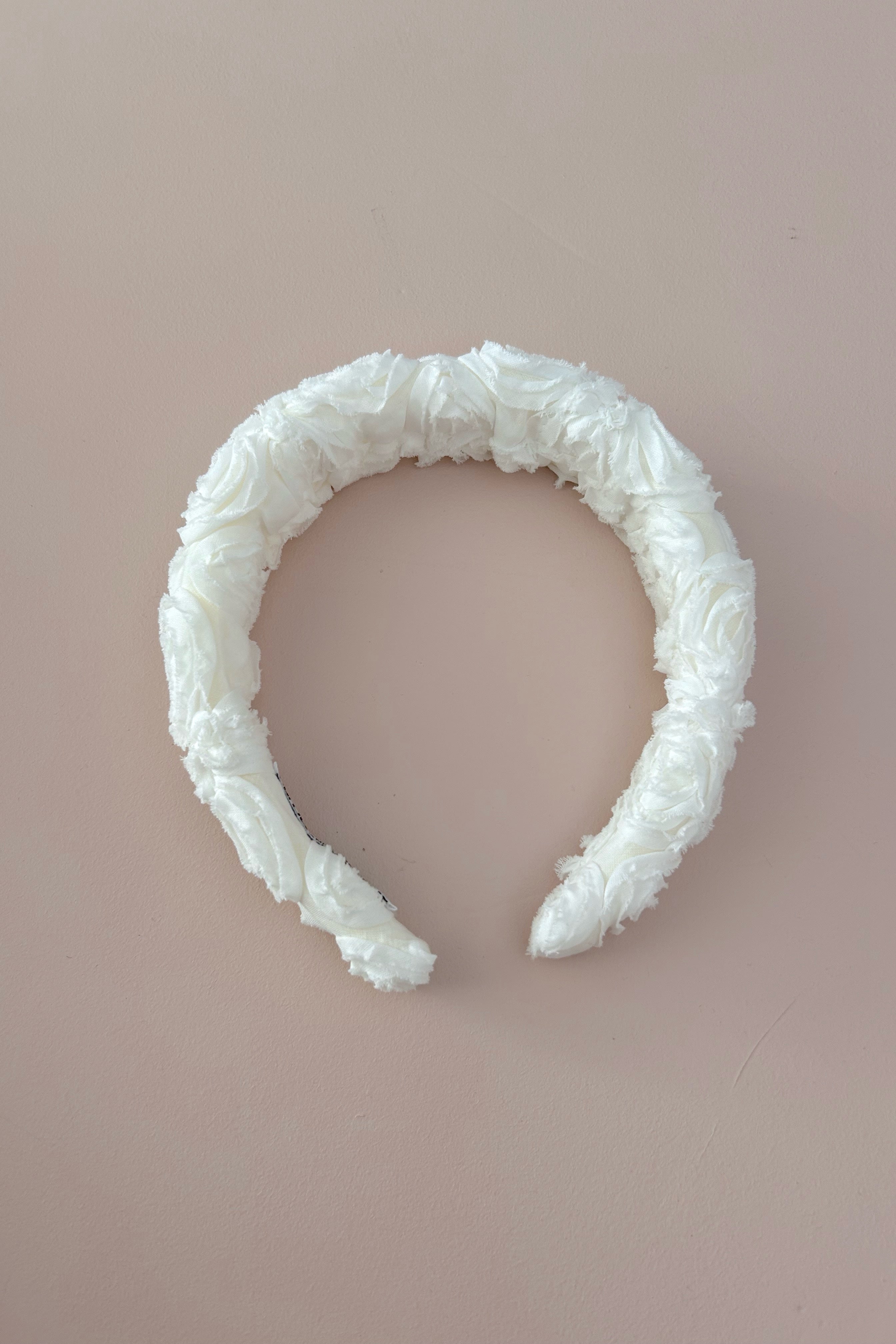 Headband - Snow White Peony Voile