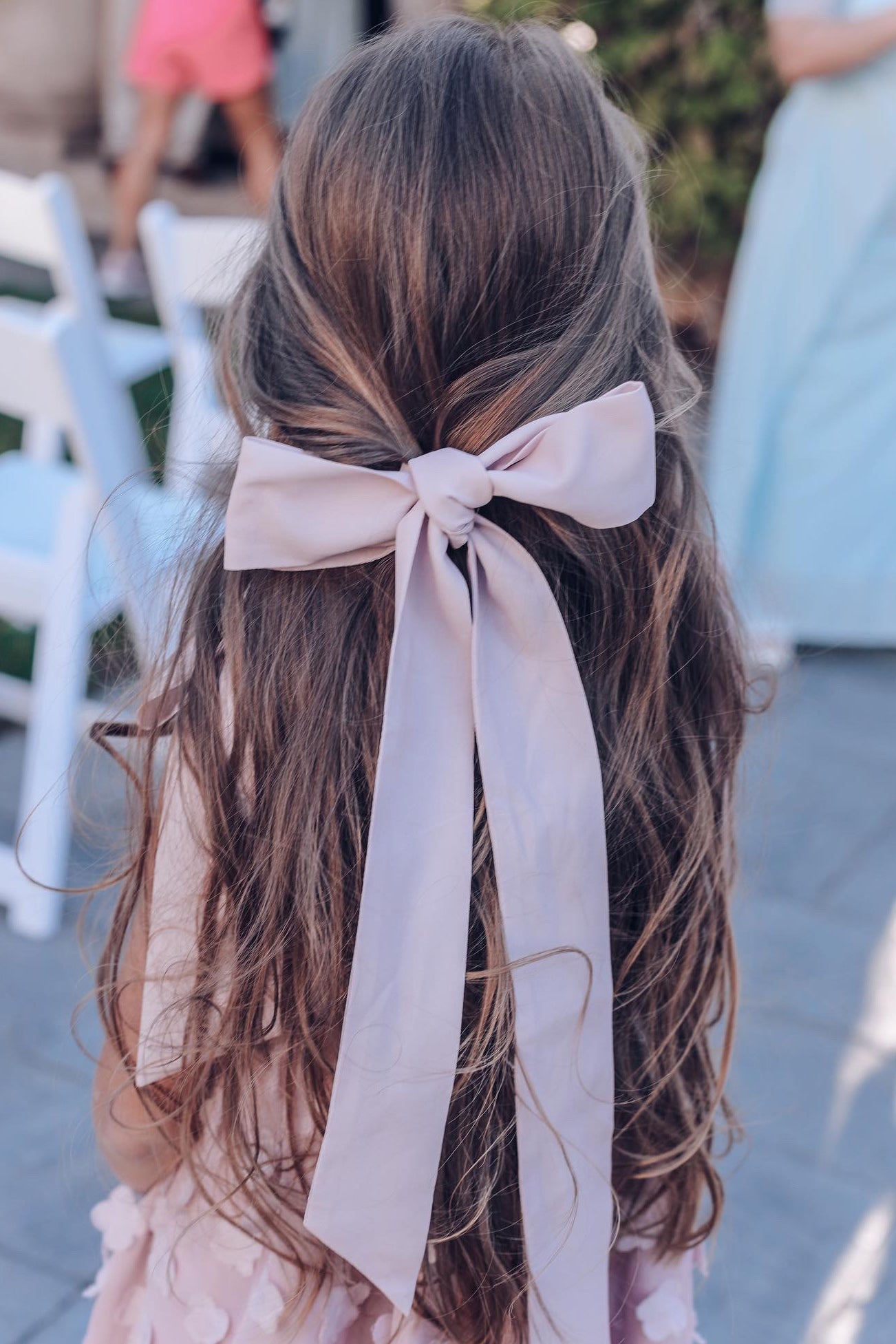 3 N 1 Bow Headband, Waist Sash & Neck Scarf - Wisteria