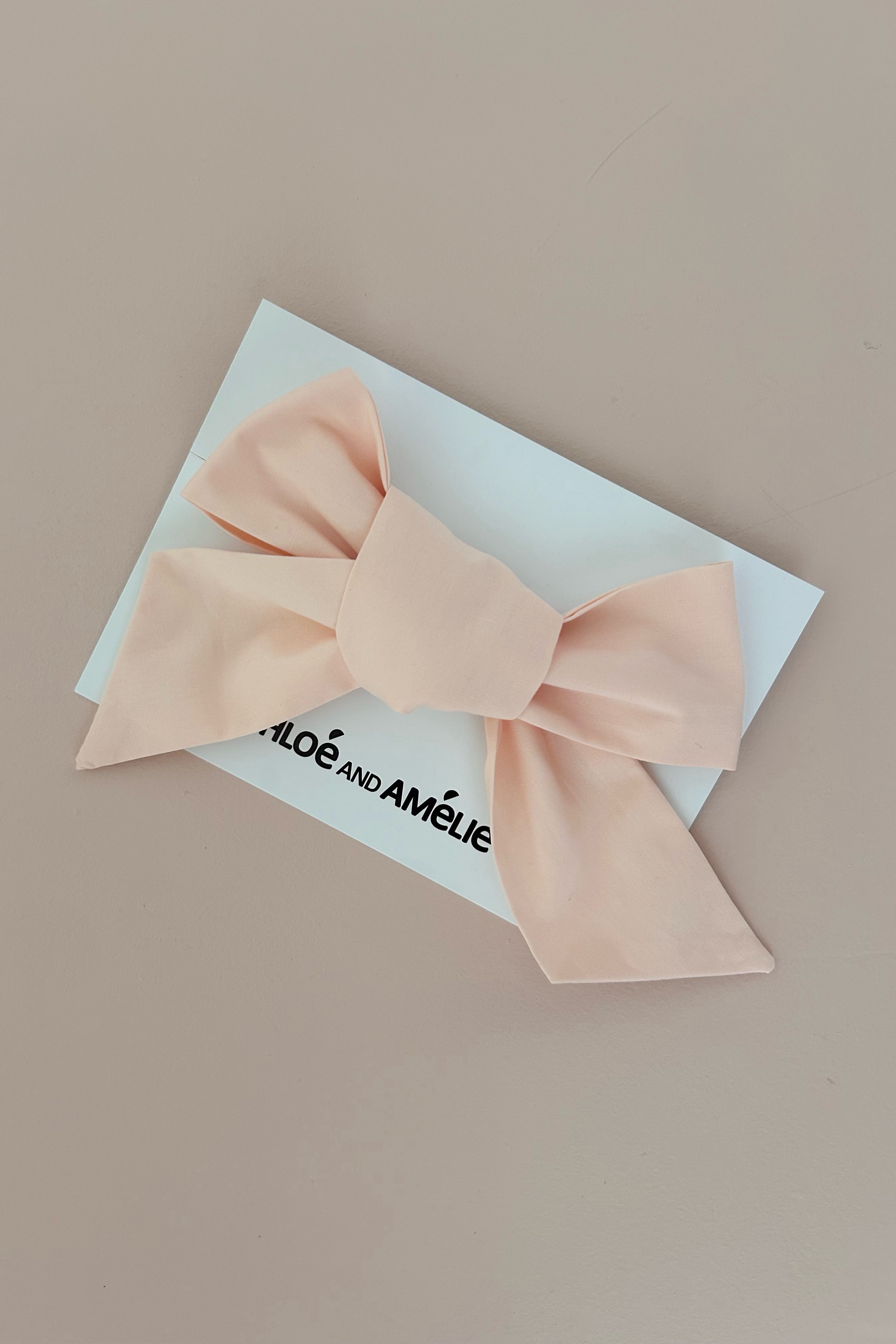 Big Bow Hair Accessory - Ballet Pink