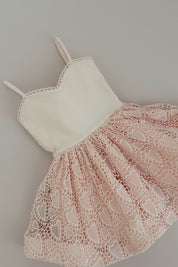 How Sweet It Is Dress - Ballet Pink Hearts Lace