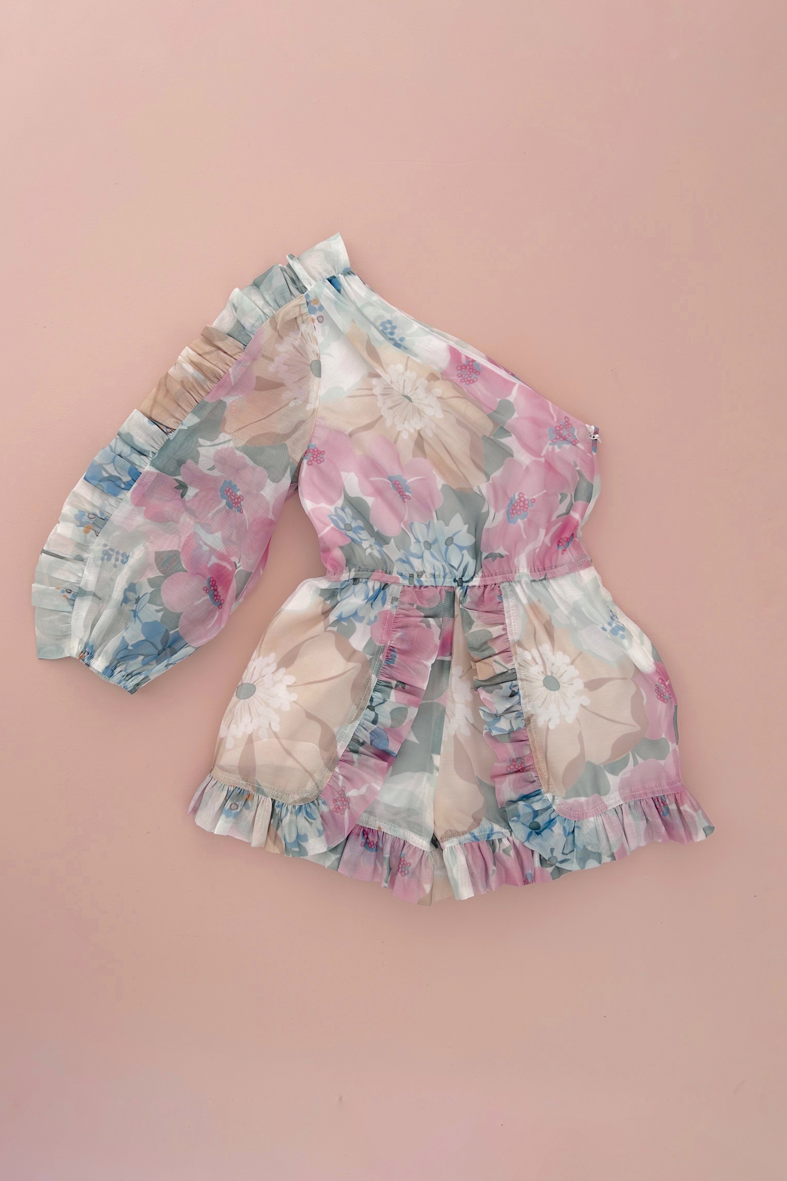 My Girl Playsuit - Watercolour Floral