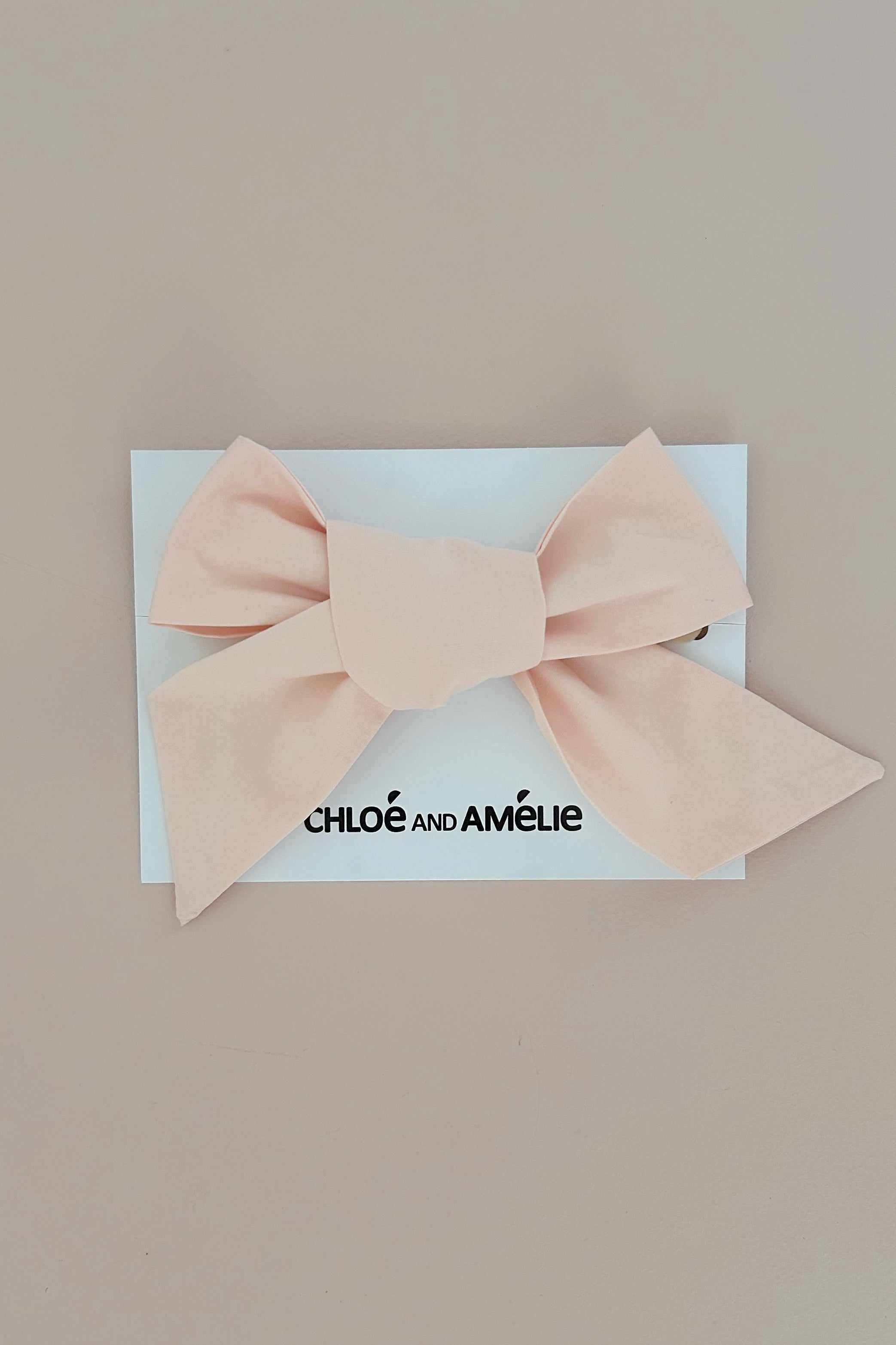 Big Bow Hair Accessory - Ballet Pink