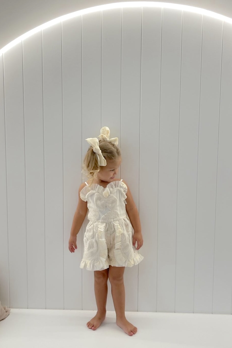 Fireflies Playsuit - Vanilla Rainbows & Butterflies