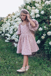 Among the Wildflowers Dress - Desert Rose Peony Voile