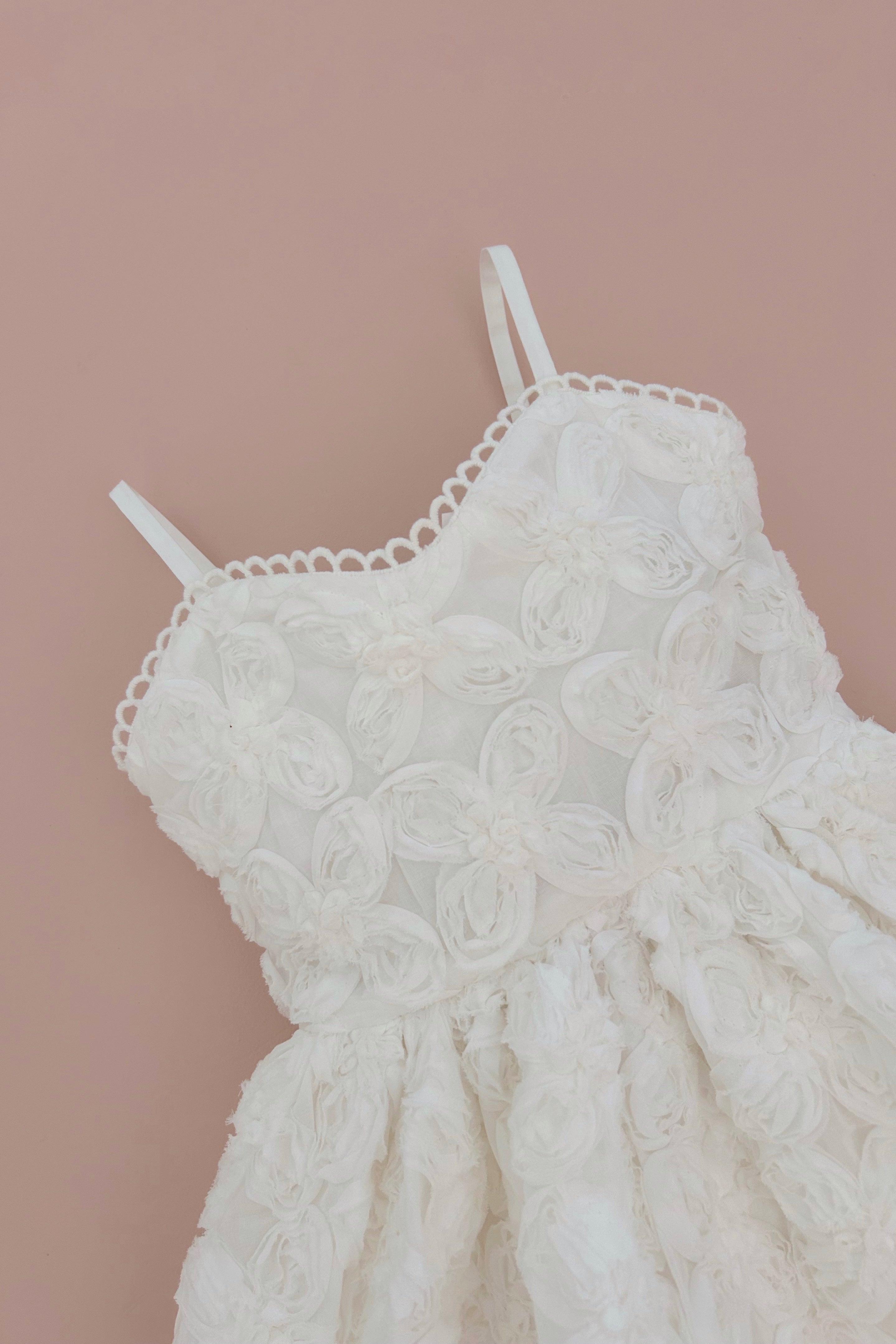 How Sweet It Is Dress - Snow White Peony Voile