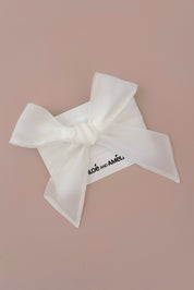 3 N 1 Bow Headband, Waist Sash & Neck Scarf - Snow White Tulle