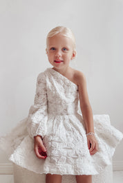 Meant for Me Dress - Snow White Peony Voile