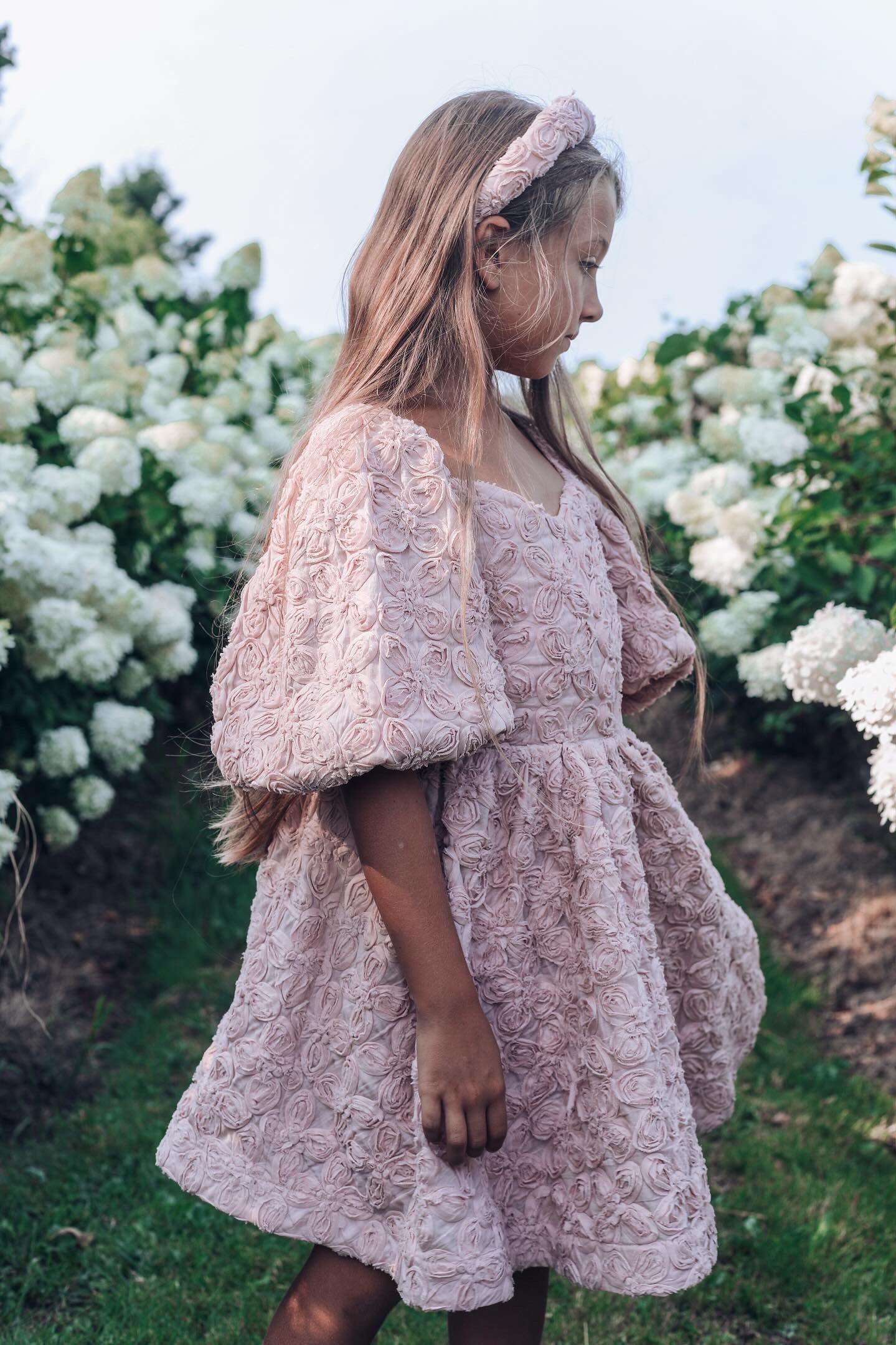 Among the Wildflowers Dress - Desert Rose Peony Voile