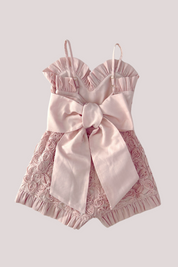 Fireflies Playsuit - Desert Rose Peony Voile