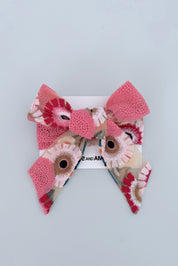 3 N 1 Bow Headband, Waist Sash & Neck Scarf - Bell Blooms