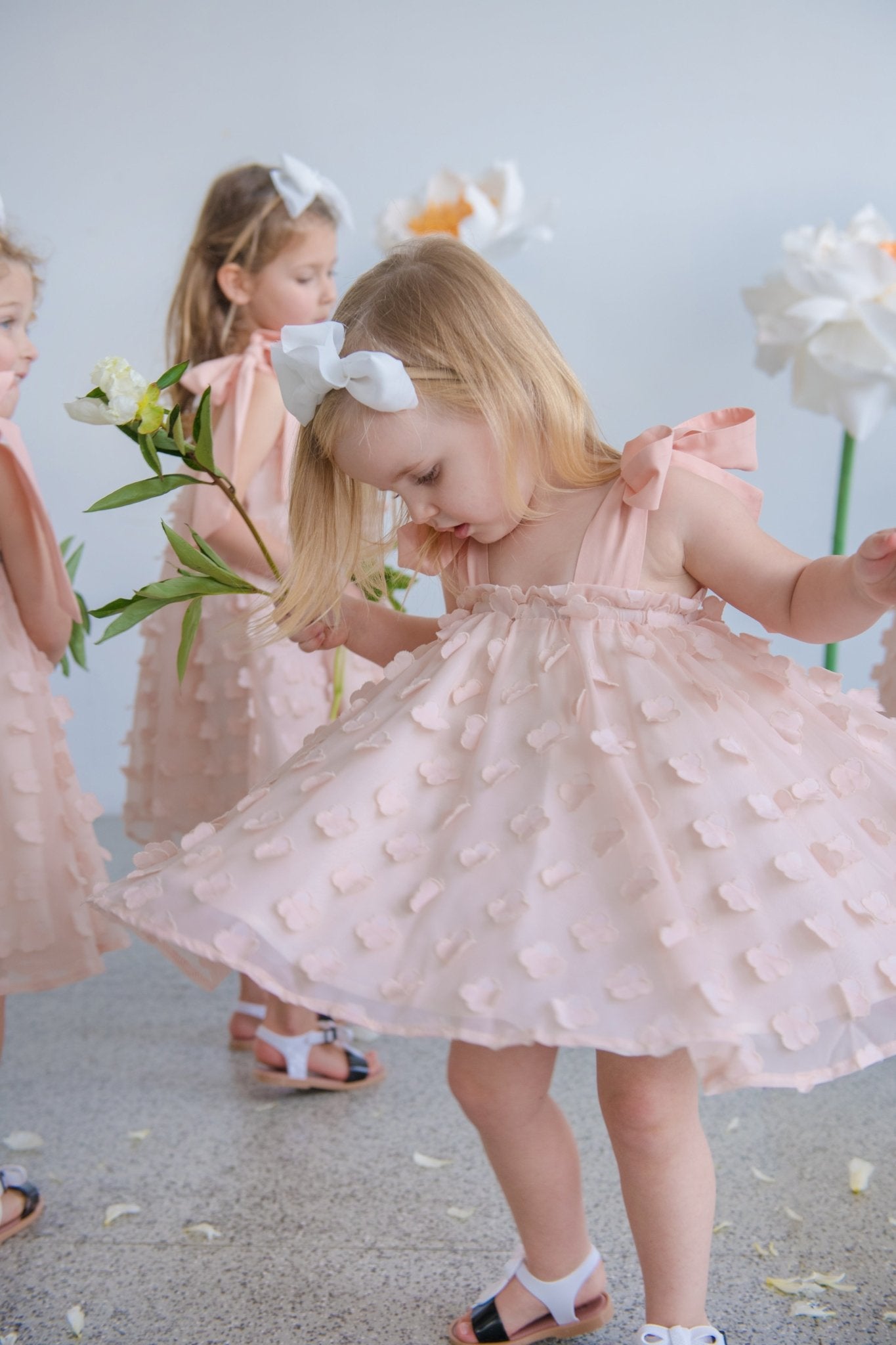 In The Meadows Dress Rose Petal Chloe and Amelie